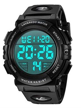 Mens Digital Watch Sports Military Watches Waterproof Outdoor Chronograph Wrist